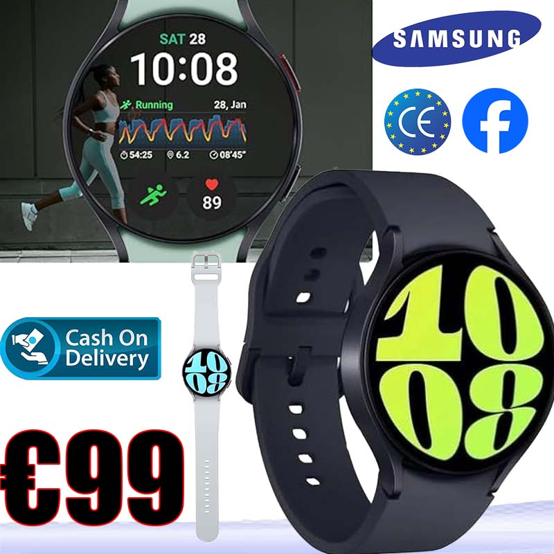 Samsung Galaxy Watch6 Bluetooth-Anruf/Smartwatch/Sporttelefonuhr EKG/Stress