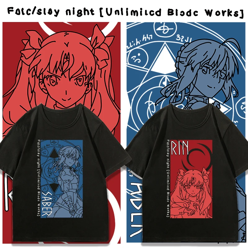 Fateシリーズアニメゲーム周辺Tシャツ